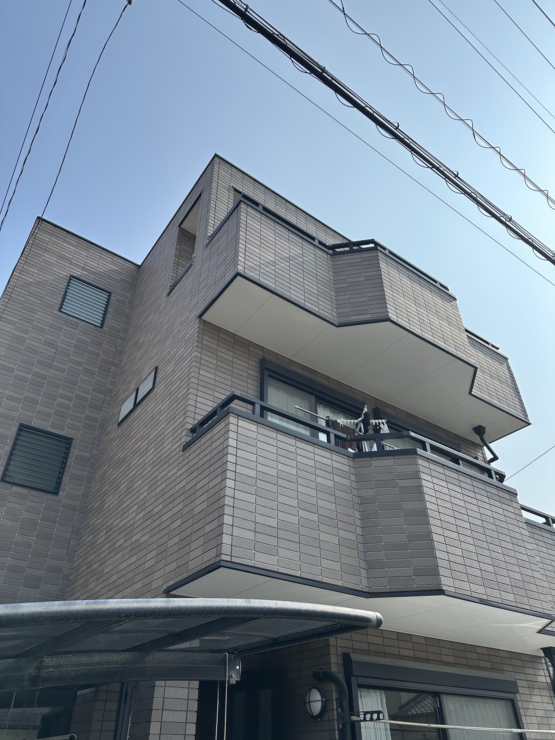 愛知県名古屋市 X様邸 工事前の既存タイル調外壁